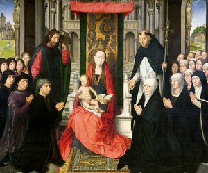 The Virgin and Child with St. James and St. Dominic Presenting the Donors and Their Family, known as the Virgin of Jacques Floreins